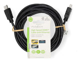 Nedis CVGL34002BK50 HDMI-kabel 5 m HDMI Type A (Standard) Sort