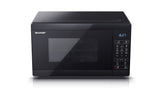 Sharp YC-MG02E-B mikrobølgeovn Sort Grill mikroovn Bordplade 20 L 800 W