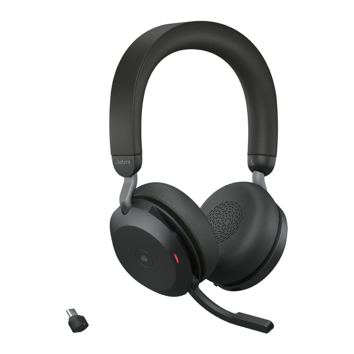 Jabra 27599-999-889 hovedtelefoner/headset Kabel & trådløs Opkald/musik USB Type-C Bluetooth Opladningsstativ Sort