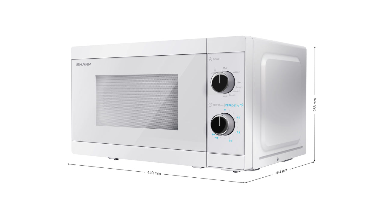 Sharp YC-MG01E-C - Mikroovn med grill