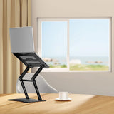 Wozinsky WRS-CPY75DSB Aluminiumsstativ til Laptop og Tablet + Gratis Smartphone-stativ - Sort