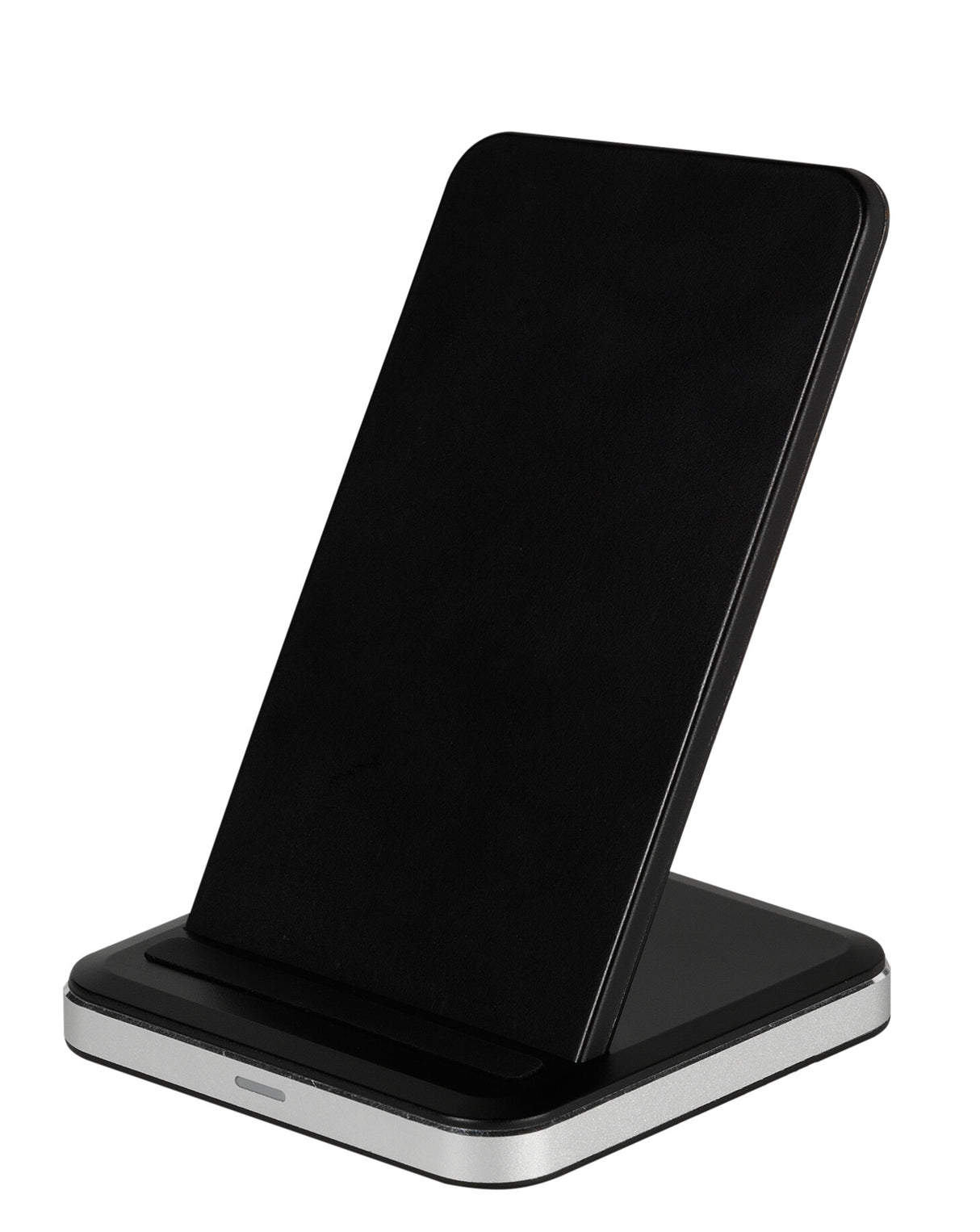 Vivanco QICHARSTANDVV10 Smartphone Aluminium, Sort USB Trådløs opladning Hurtig opladning Indendørs