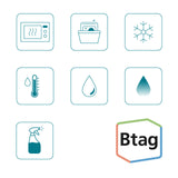 Brother BTAG-231 etiketbånd Sort på hvid