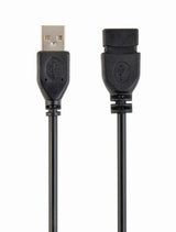 Gembird CCP-USB2-AMAF-15C USB-kabel USB 2.0 4,6 m USB A Sort