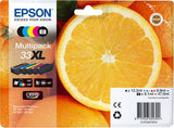 Epson Oranges C13T33574011 blækpatron 1 stk Original Højt (XL) udbytte Sort, Foto sort, Blå, Magenta, Gul