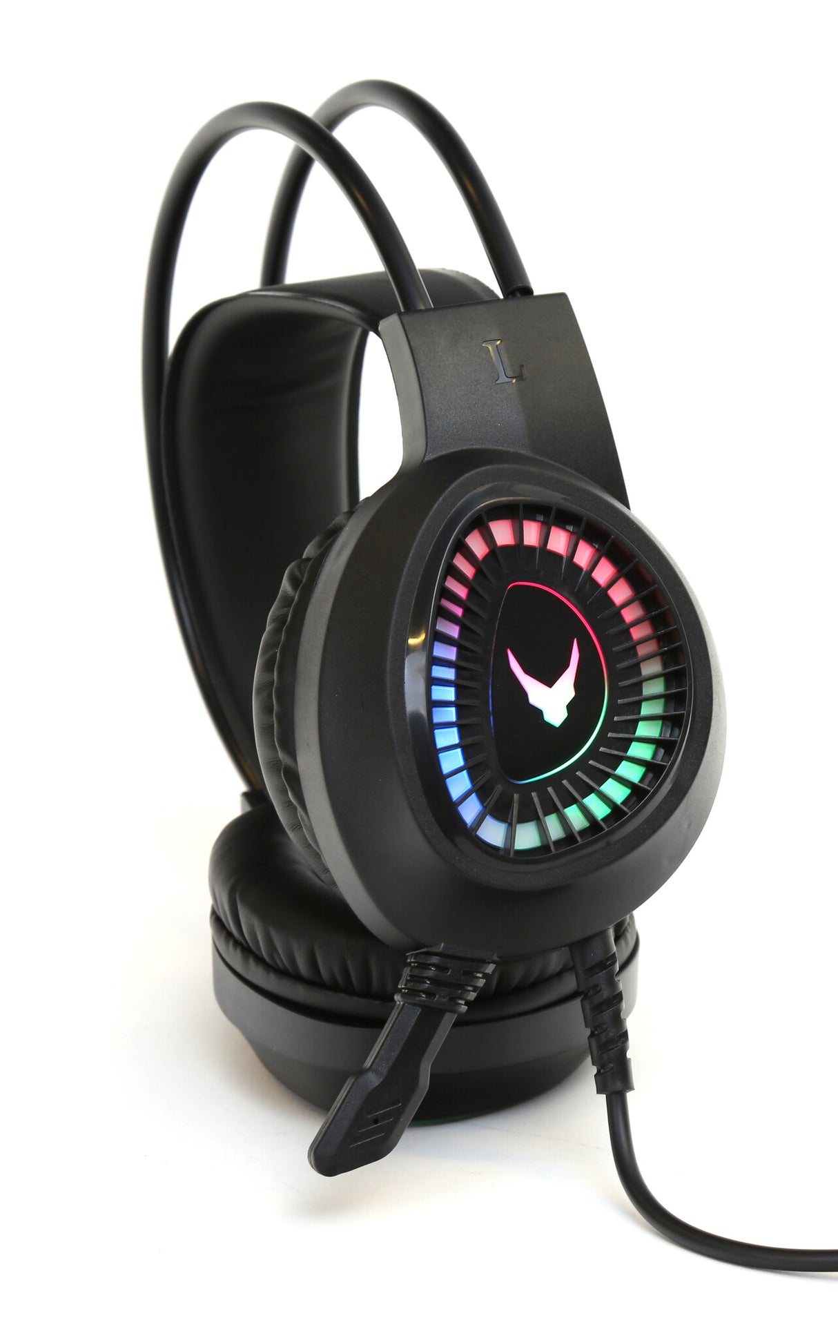 Varr VH8010L hovedtelefoner/headset Ledningsført Spil Sort