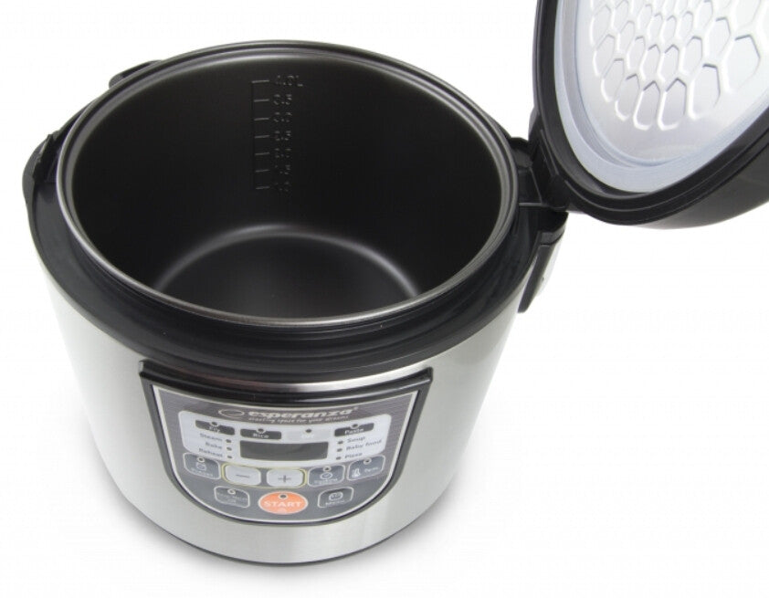 Esperanza EKG011 multi komfur 5 L 860 W Sort, Rustfrit stål