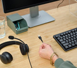 Trust HS-260 Headset Ledningsført Halsbånd Kontor/Callcenter USB Type-A Sort