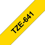 Brother TZE-641 etiketbånd Sort på gul