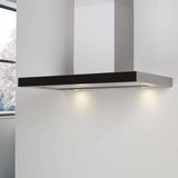 Eico Lucca P 90 ECO Vægmonteret Sort, Rustfrit stål 739 m³/t