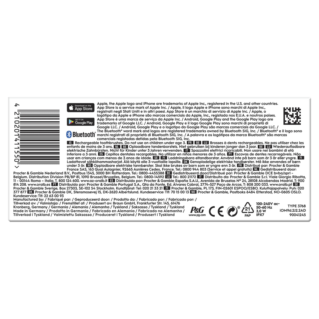 Oral-B iO Series 9 Duo Elektrisk tandbørste Black/Rose