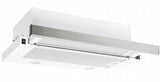 Silverline SM 1110 PLATIN emhætte Semi indbygget (træk ud) Sort, Rustfrit stål, Hvid 366 m³/t
