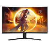 AOC G4 CQ32G4VE computerskærm 81,3 cm (32") 2560 x 1440 pixel Quad HD LCD Sort, Grå