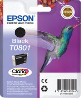 Epson Hummingbird T0801 blækpatron 1 stk Original Sort