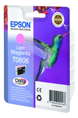 Epson Hummingbird T0806 blækpatron 1 stk Original Lys magenta