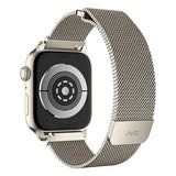 Uniq Dante rustfrit stål rem til Apple Watch 1/2/3/4/5/6/7/8/SE/SE2 38/40/41 mm - beige