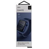 Uniq Dante rustfrit stål rem til Apple Watch 1/2/3/4/5/6/7/8/SE/SE2 42/44/45 mm - Blå