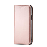 Magnetkortkasse til iPhone 13 Pro Max lommekort tegnebog kortholder Pink