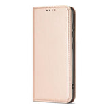 Magnetkort Hylde Hylde til Samsung Galaxy A12 5G Hylde lommebog Kortholder Pink