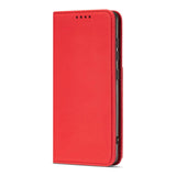 Magnetkort Hylde Hylde til Samsung Galaxy A13 5G lommepung tegnebog Kortholder Rød