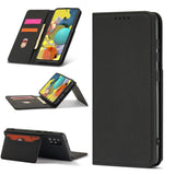 Magnetkort Hylde Hylde til Xiaomi Redmi Note 11 Pro Pouch Wallet Kortholder Sort