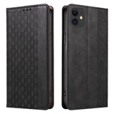 Magnet Strap Case for iPhone 12 Pouch Wallet + Mini Lanyard Pendant Svart