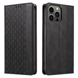 Magnet Strap Case til iPhone 12 Pro lommepung + Mini Lanyard Pendant sort