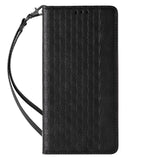 Magnet Strap Case til iPhone 12 Pro Max Pouch Wallet + Mini Lanyard Pendant Svart