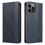 Magnet Strap Case for iPhone 12 Pro Max Pouch Wallet + Mini Lanyard Pendant Blå