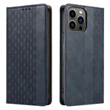 Magnet Strap Case Case for iPhone 13 Pro Pouch Wallet + Mini Lanyard Pendant Blå