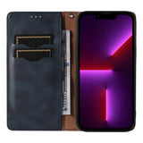 Magnet Strap Case Case for iPhone 13 Pro Pouch Wallet + Mini Lanyard Pendant Blå