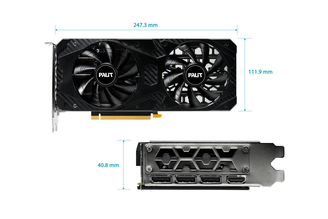 Graphics card GeForce RTX 3060 INFINITY 2 OC 12GB GDDR6 192bit 3DP/HDMI