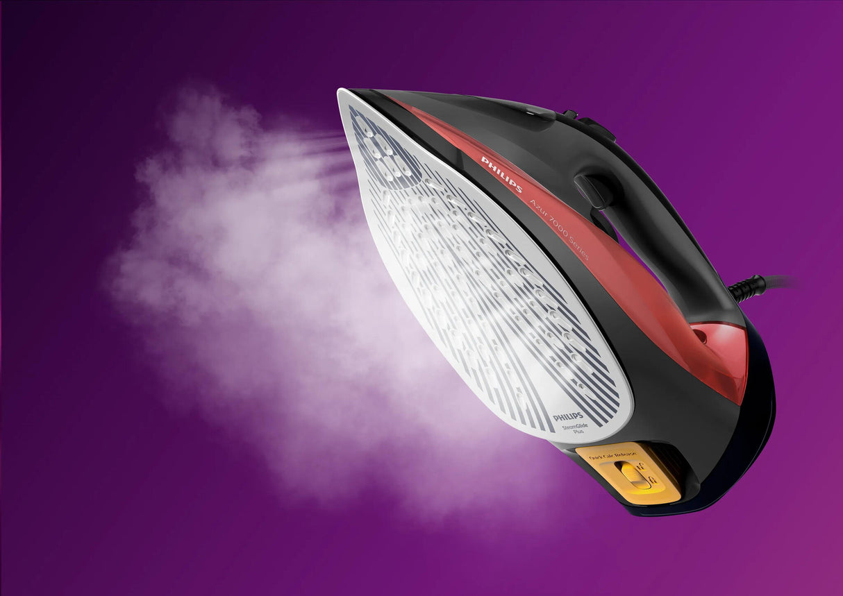 Philips 7000 series DST7022/40 strygejern Dampstrygejern SteamGlide Plus strygesål 2800 W Sort