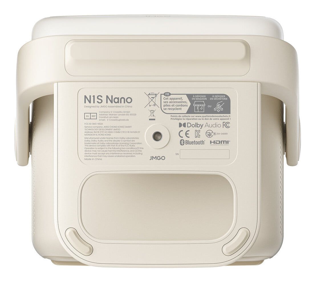JmGO N1S Nano Projektor med kort projiceringsafstand LED 1080p (1920x1080) 3D Beige