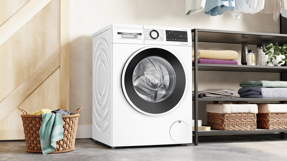 Bosch Serie 6 WNG2540LSN vaskemaskine - tørretumbler Fritstående Front-læsning Hvid