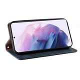 Magnet Strap Case Case for Samsung Galaxy S22 + (S22 Plus) Taske Wallet + Mini Lanyard Pendant Blå