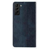 Magnet Strap Case Case for Samsung Galaxy S22 + (S22 Plus) Taske Wallet + Mini Lanyard Pendant Blå