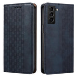 Magnet Strap Case Case for Samsung Galaxy S22 + (S22 Plus) Taske Wallet + Mini Lanyard Pendant Blå