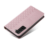 Magnet Strap Case Case for Samsung Galaxy S22 + (S22 Plus) Taske Wallet + Mini Lanyard Pendant Pink