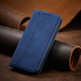 Magnet Fancy Case Case for iPhone 13 Pro Max Pouch Card Wallet Card Holder Blue