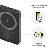 dbramante1928 re-charge 10000 mAh Trådløs opladning Grå