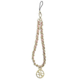 Guess pendant GUTSAS4P Phone Strap pink / pink kæde Metal 4G Charm