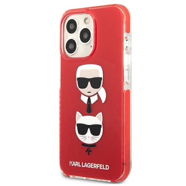 Karl Lagerfeld Karl&Choupette Head Case for iPhone 13 Pro / iPhone 13 - Red