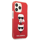 Karl Lagerfeld Karl&Choupette Head Case for iPhone 13 Pro / iPhone 13 - Red
