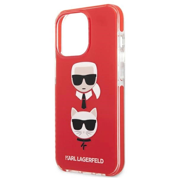 Karl Lagerfeld Karl&Choupette Head Case for iPhone 13 Pro / iPhone 13 - Red