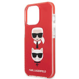Karl Lagerfeld Karl&Choupette Head Case for iPhone 13 Pro / iPhone 13 - Red