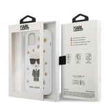 Karl Lagerfeld Flower Ikonik Karl Case for iPhone 13 mini - Transparent