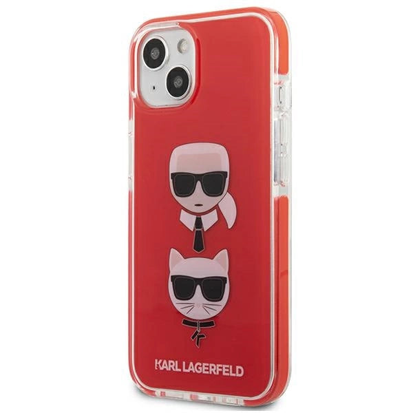 Karl Lagerfeld Karl&Choupette Head Case for iPhone 13 mini - Red