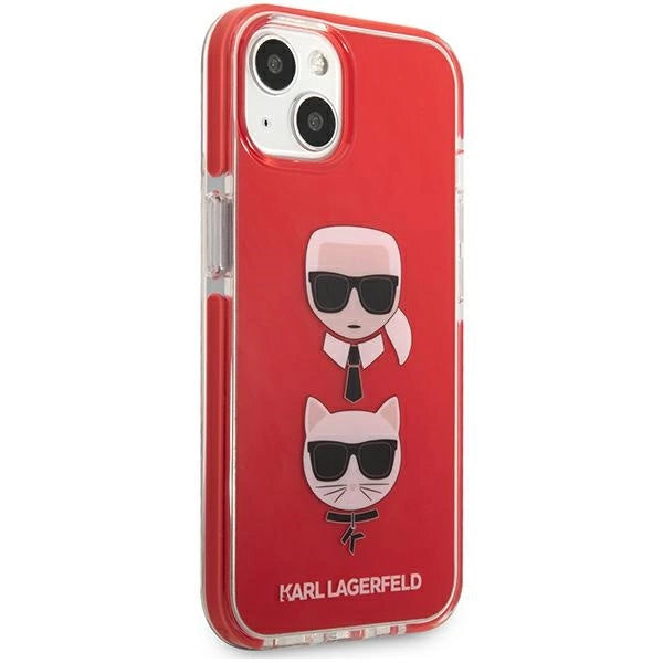 Karl Lagerfeld Karl&Choupette Head Case for iPhone 13 mini - Red