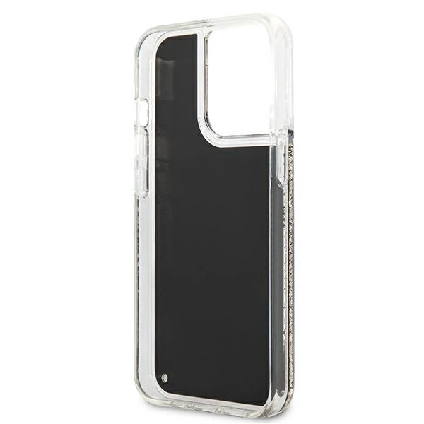 Karl Lagerfeld Liquid Glitter Gatsby Case for iPhone 13 Pro Max - Black